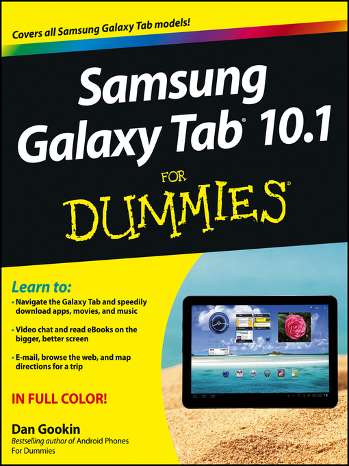 Title details for Samsung Galaxy Tab 10.1 For Dummies by Dan Gookin - Available